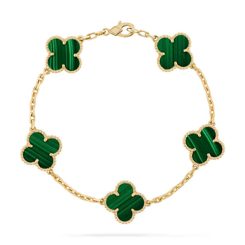 Vintage Clover Bracelet 5 Motifs for Woman