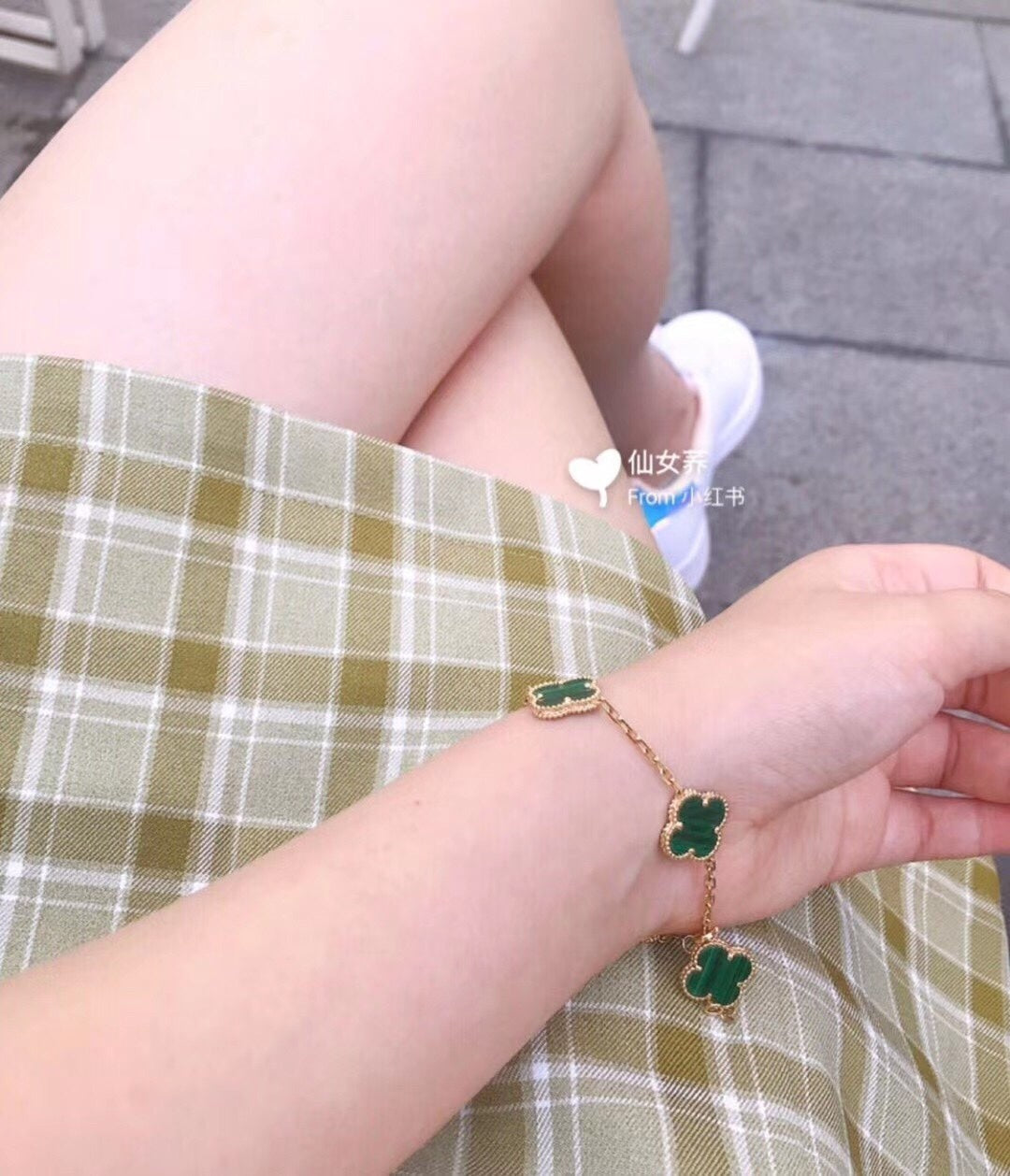 Vintage Clover Bracelet 5 Motifs for Woman